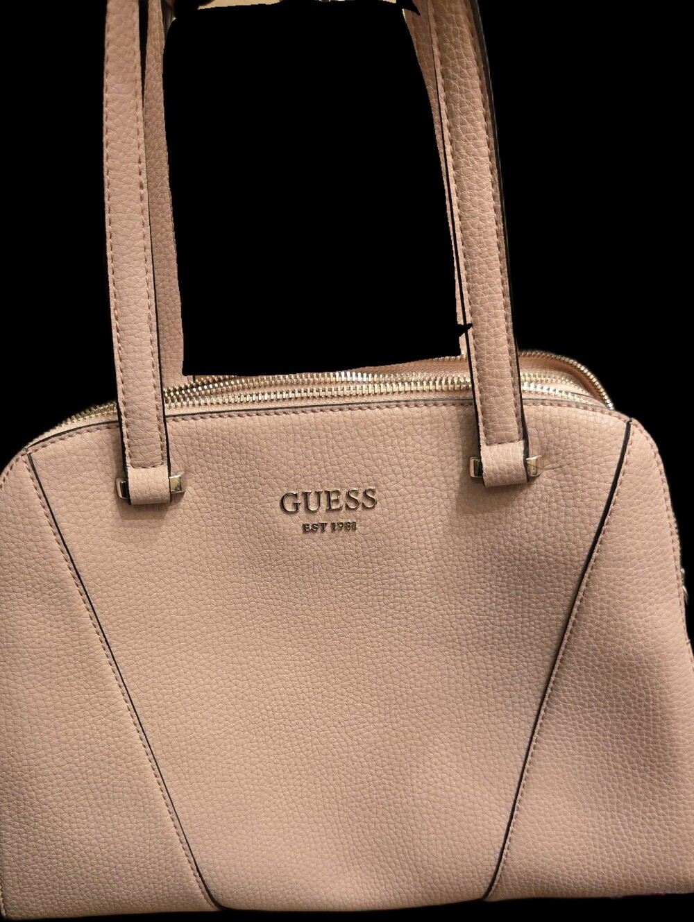 NWOT GUESS Blush Pink Pebbled Shoulder Bag With NWT Matching Wallet
